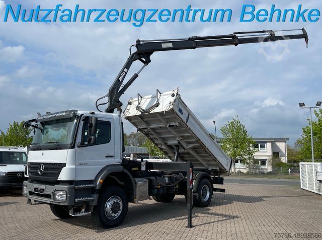 Самосвал MERCEDES-BENZ Axor 1833 AK 4x4/ Meiller/ MKG 10m=1t/ Org. 139t