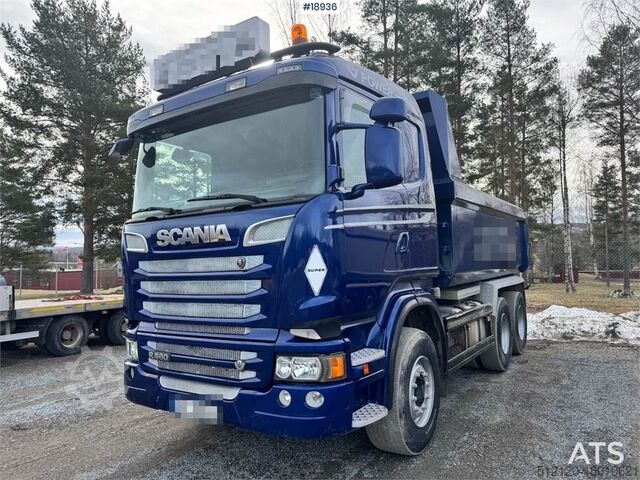Самосвал Scania R560 6x4 Tipper truck.