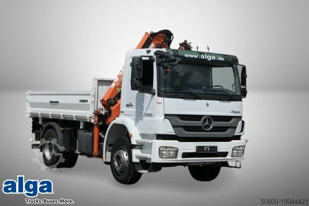 Самосвал MERCEDES-BENZ 1829 K Axor, Atlas 116.3-A2L, AHK, Greifer,Klima