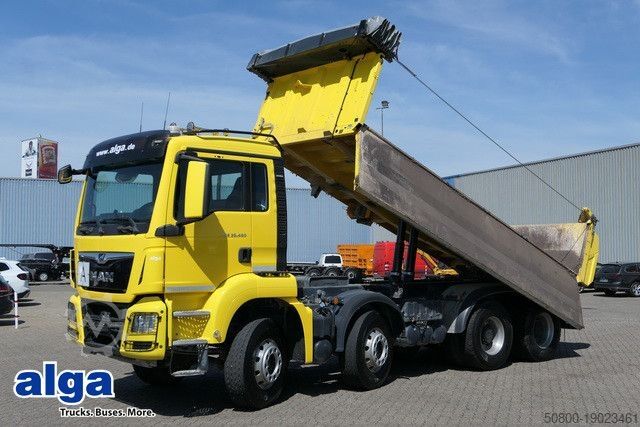 Самосвал MAN 35.460 TGS BB 8x4, Meiller, Bordmatik, Intarder