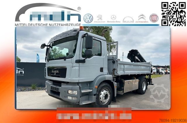 Самосвал MAN TGM 18.290 4x2 KRAN Kipper Greifer FUNK AHK