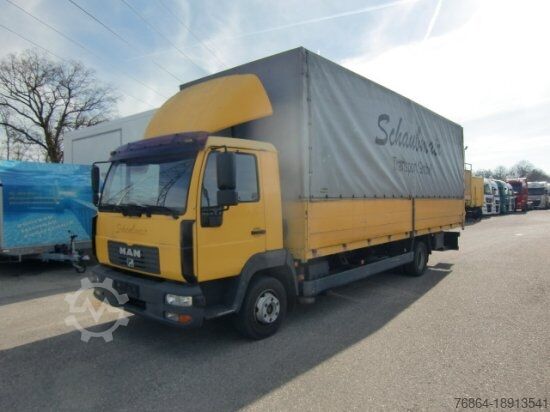 Бортовой грузовик с тентом MAN LE 12.220 PLANE, LBW, MANUAL