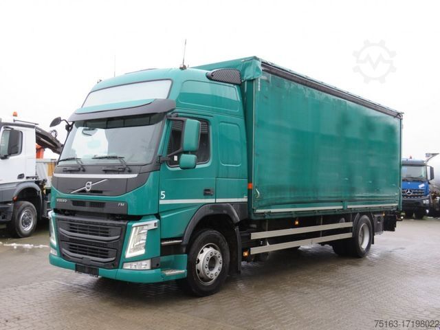 Бортовой грузовик с тентом VOLVO FM 380 Pritsche LBW LBW 2to Tautli.+Edscha