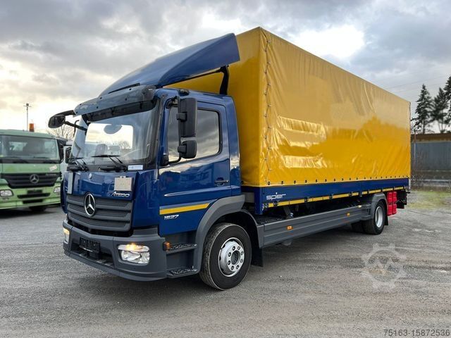 Бортовой грузовик с тентом MERCEDES-BENZ Atego 1527 L Pritsche LBW LBW 1.5 to