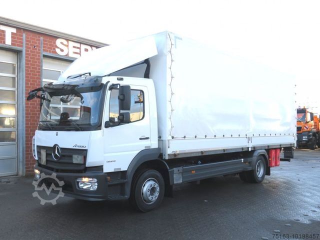 Бортовой грузовик с тентом MERCEDES-BENZ Atego 1224 L  Pritsche LBW LBW 1.5to