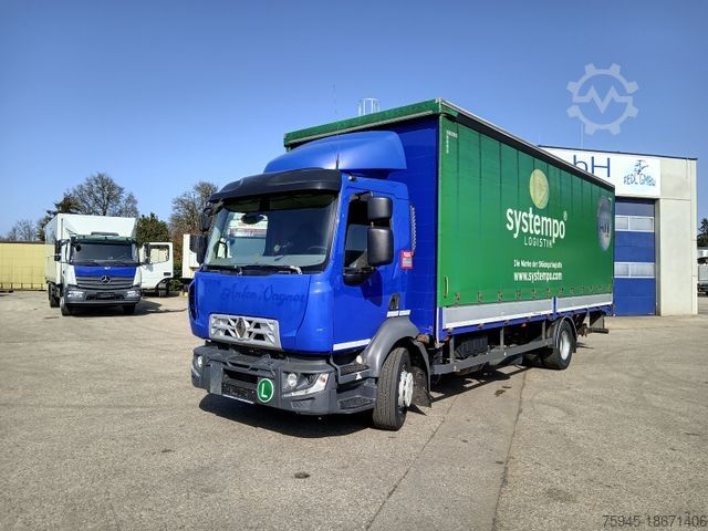 Бортовой грузовик с тентом RENAULT D12/280, LBW, TÜV 10/2025