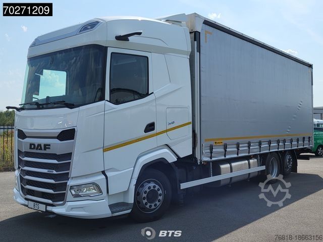 Бортовой грузовик с тентом DAF XG 480 6X2 FAR Low Deck - Wielton Curtainsider V