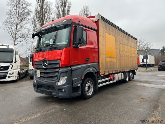 Бортовой грузовик с тентом MERCEDES-BENZ Actros 2545 Pritche 7,29m Hubdach Stapler