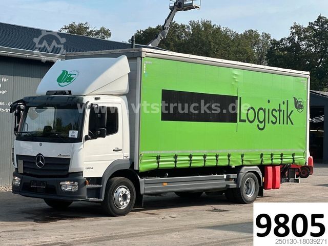 Бортовой грузовик с тентом MERCEDES-BENZ Atego 1324 4x2 Pritsche + Plane, Ladebordwand