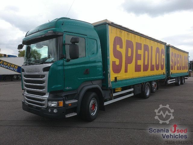 Бортовой грузовик с тентом Scania R450LB6x2*4MNB LBW 2,0t NUR 462 TKM! HU neu!