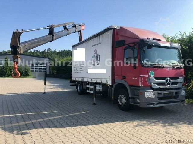Бортовой грузовик с тентом MERCEDES-BENZ ACTROS 1836 L mit Palfinger PK 18002 EH