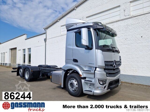 Шасси грузовика Mercedes-Benz Actros 2553 LL 6x2, Retarder, Liftachse,