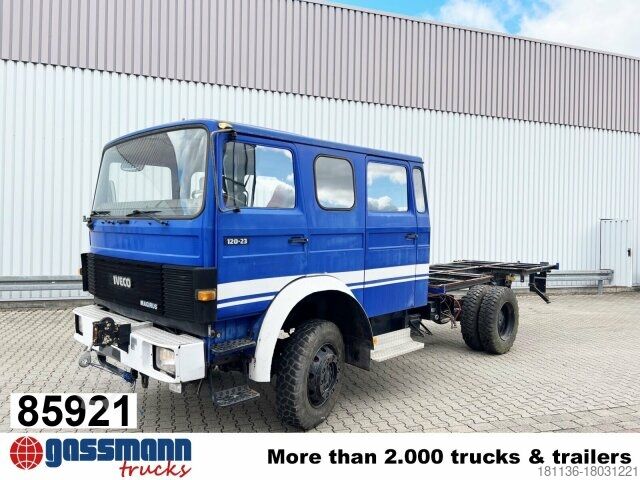 Шасси грузовика Iveco 120-23 AW 4x4 Doka, V8-Motor, Seilwinde