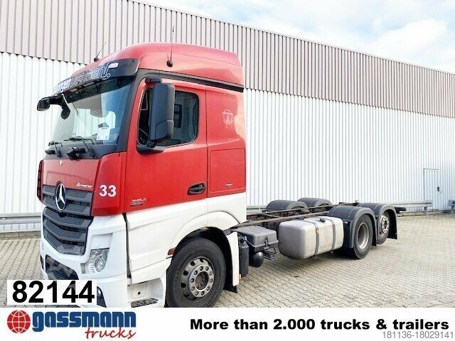 Шасси грузовика Mercedes-Benz Actros 2545 L 6x2, StreamSpace, Liftachse,