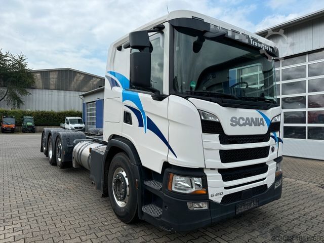 Шасси грузовика SCANIA G 410 B8x2*6 NB LNG Fahrgestell Nebenantrieb