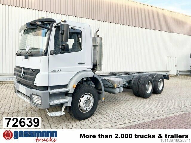 Шасси грузовика Mercedes-Benz Axor 2633 K 6x4 RHD