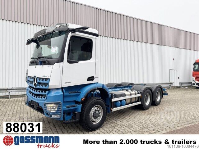 Шасси грузовика Mercedes-Benz Arocs 2651 L 6x6, HydroDrive, MirrorCam,