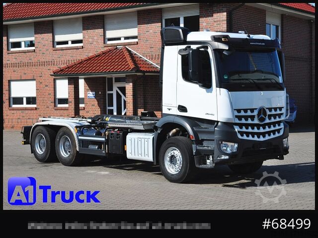 Крюковой мусоровоз MERCEDES-BENZ Arocs 2645 BL,  Meiller, 6x4, Funk,