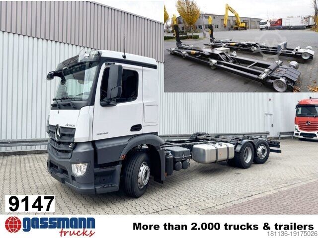Крюковой мусоровоз Mercedes-Benz Actros 2548 L 6x2, Retarder, Lenk-/Liftachse