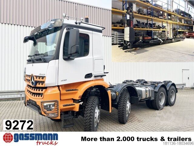 Крюковой мусоровоз Mercedes-Benz Arocs 4151 AK 8x8/4, Grounder