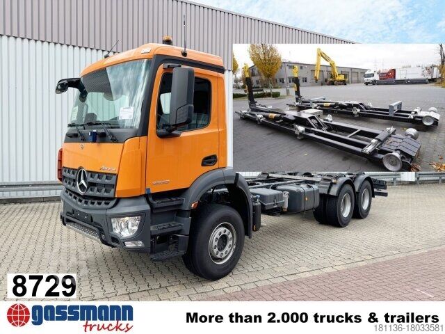 Крюковой мусоровоз Mercedes-Benz Arocs 2633 6x4, 2x Nebenantrieb