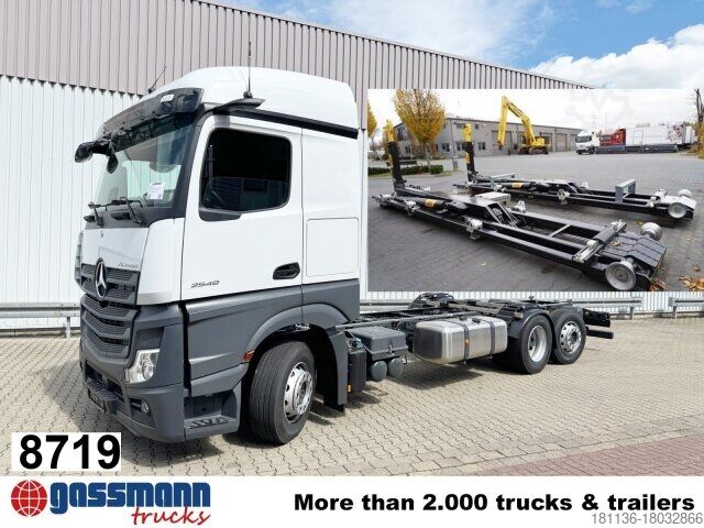 Крюковой мусоровоз Mercedes-Benz Actros 2548 L 6x2, Retarder, Lenk-/Liftachse,