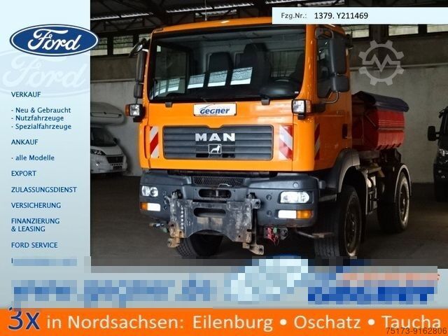 Крюковой мусоровоз MAN TGM 13.240 4X4 Abrollkipper