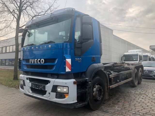 Крюковой мусоровоз IVECO Stralis 360 6x2 Abroller EEV VDL