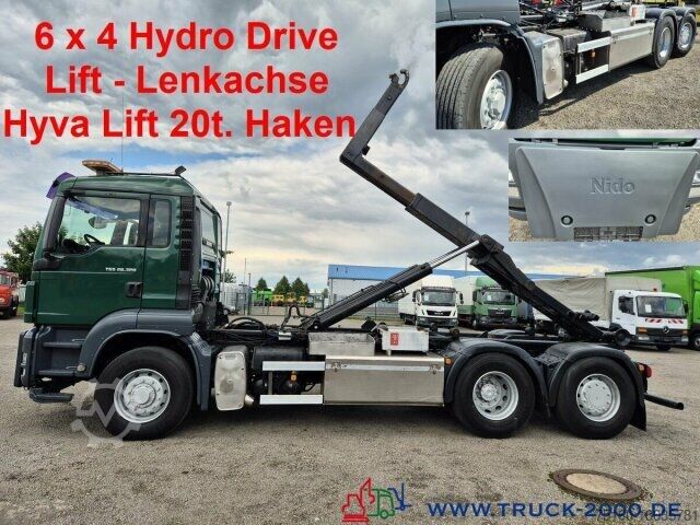 Крюковой мусоровоз MAN TGS 26.320 6x4 HydroDrive Arbeitsplatte 242 Tkm