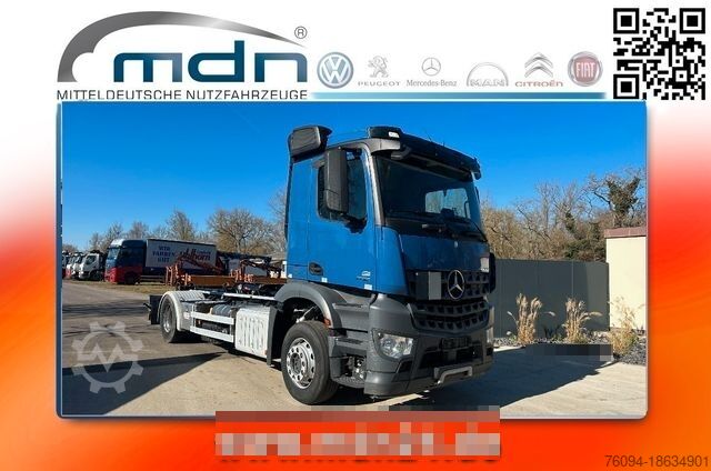 Крюковой мусоровоз MERCEDES-BENZ Arocs 1832 4x2 Abrollkipper AHK 35to