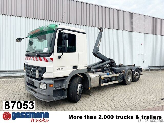 Крюковой мусоровоз Mercedes-Benz Actros 2541 L 6x2, Retader, Lenkachse