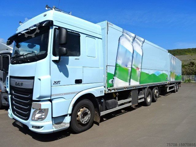 Грузовик для перевозки напитков DAF XF 460 SC*NLA*kpl. Zug*Türen*MSH*38 Pal.*Kamera