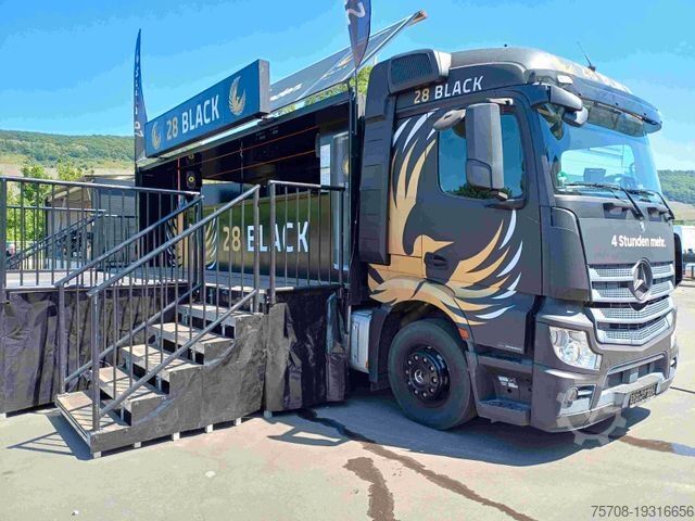 Грузовик для перевозки напитков MERCEDES-BENZ Actros 2548 show-truck, Coctailbar incl. Bühne