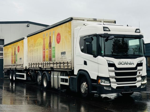 Грузовик для перевозки напитков SCANIA G 410 L / 2 x LBW / LENKACHSE / KOMPLETTZUG