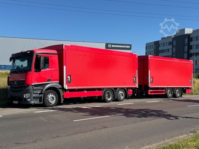 Грузовик для перевозки напитков MERCEDES-BENZ ANTOS 2540 L / LBW / AHK / KOMPLETTZUG