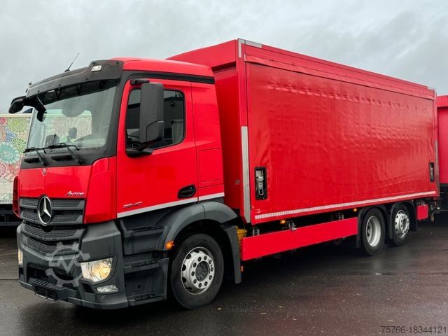 Грузовик для перевозки напитков MERCEDES-BENZ ANTOS 2540 L / LBW / AHK / LENKACHSE / KAMERA