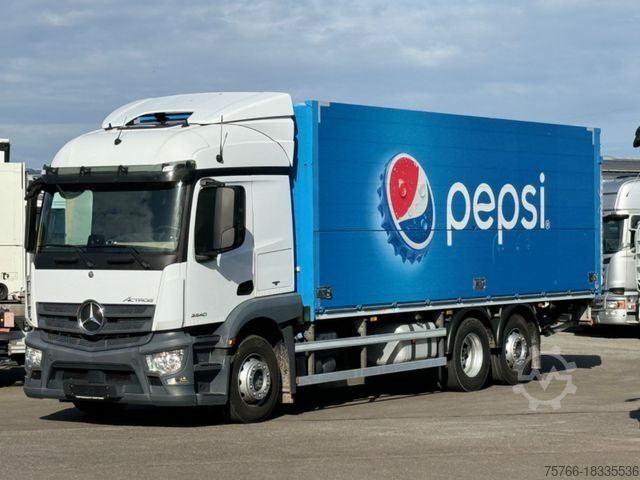 Грузовик для перевозки напитков MERCEDES-BENZ ACTROS 2540 L / E6 / LBW / LENKACHSE / 19 PAL