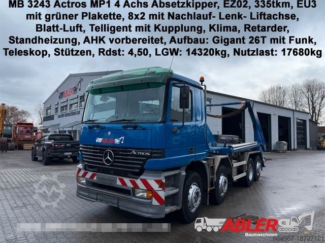 Самосвал MERCEDES-BENZ 3243 Actros MP1 Klima Retarder Funk 4-A-Absetzer
