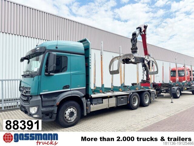 Лесовоз Mercedes-Benz Arocs 2651 L 6x4, Retarder, StreamSpace, Heckkran