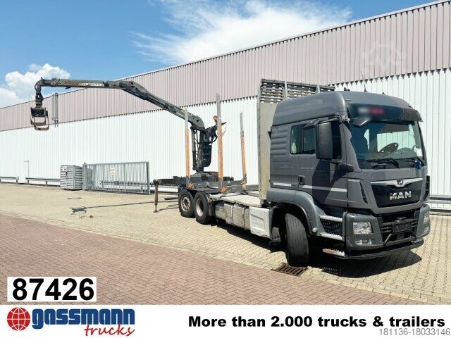 Лесовоз MAN TGS 26.500 6X4H-4 BL, PriTarder, HydroDrive,