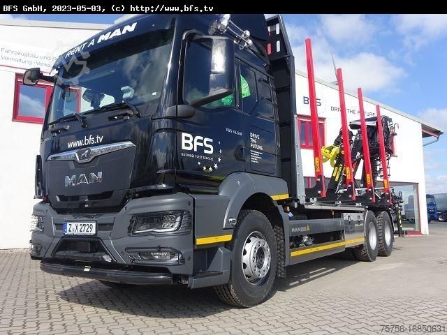 Лесовоз MAN TGS (TG3) 33.510 6x4 BL CH Loglift Holzladekran