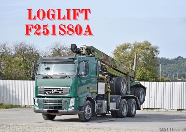 Лесовоз VOLVO FH 500 * LOGLIFT F251 S80A + Anhänger /6x4