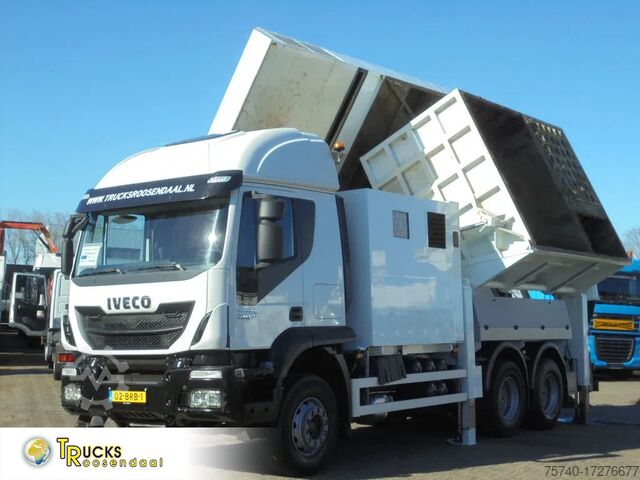 Ассенизаторская машина Iveco Trakker 450 + Euro 5 + Zandzuiger + Manual + 6x...