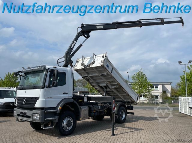 Трехсторонний самосвал MERCEDES-BENZ Axor 1833 AK 4x4/ Meiller/ MKG 10m=1t/ Org. 139t