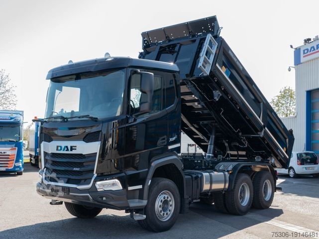 Трехсторонний самосвал DAF FAT XFC 530 Meiller Trigenius D316
