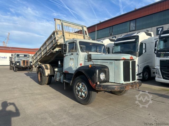 Трехсторонний самосвал SCANIA 110 SUPER * TURBO * DEISEITENKIPPER *KIPPER *