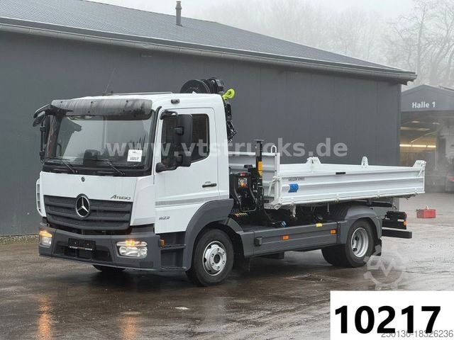 Трехсторонний самосвал MERCEDES-BENZ Atego 823 4x2 Meiller DSK,HIAB-Ladekran *NEU*