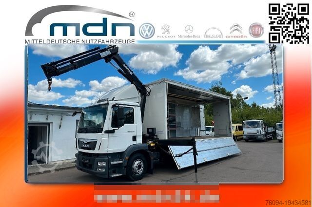 Фургон (грузовой автомобиль) MAN TGM 15.250 Koffer KRAN 14m FUNK EDSCHA