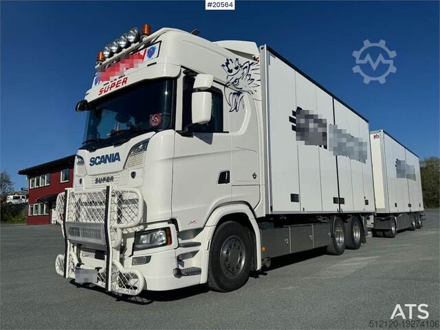 Чемодан Scania S650 6x2 Box truck w/ full side opening