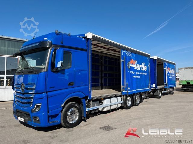 Грузовик джамбо MERCEDES-BENZ Actros 2551 6x2*Big Space*Quickslider+Anhänger*